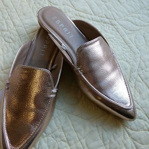 ESPIRIT rose gold mules